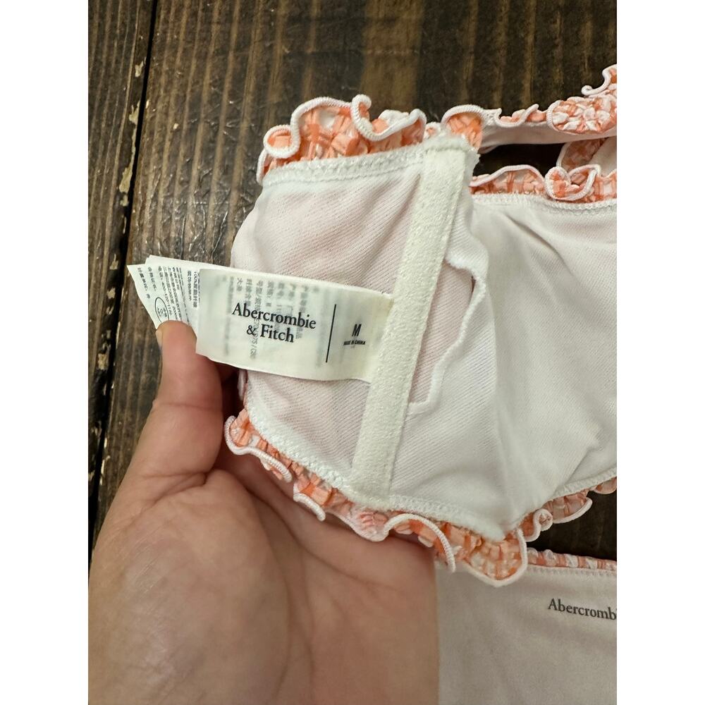Abercrombie & fitch wafle bikini set top M bottom L - Picture 5 of 6